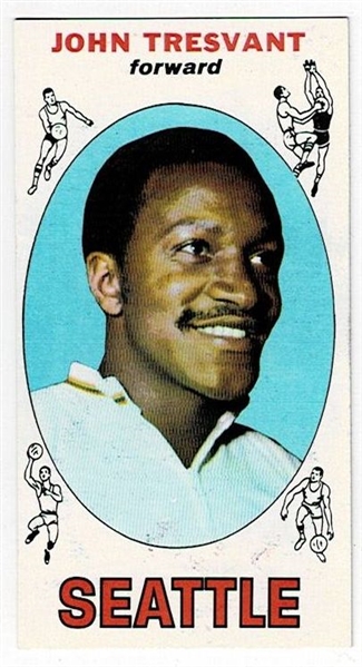 1969 Topps Basketball #58 John Tresvant - Seattle SuperSonics